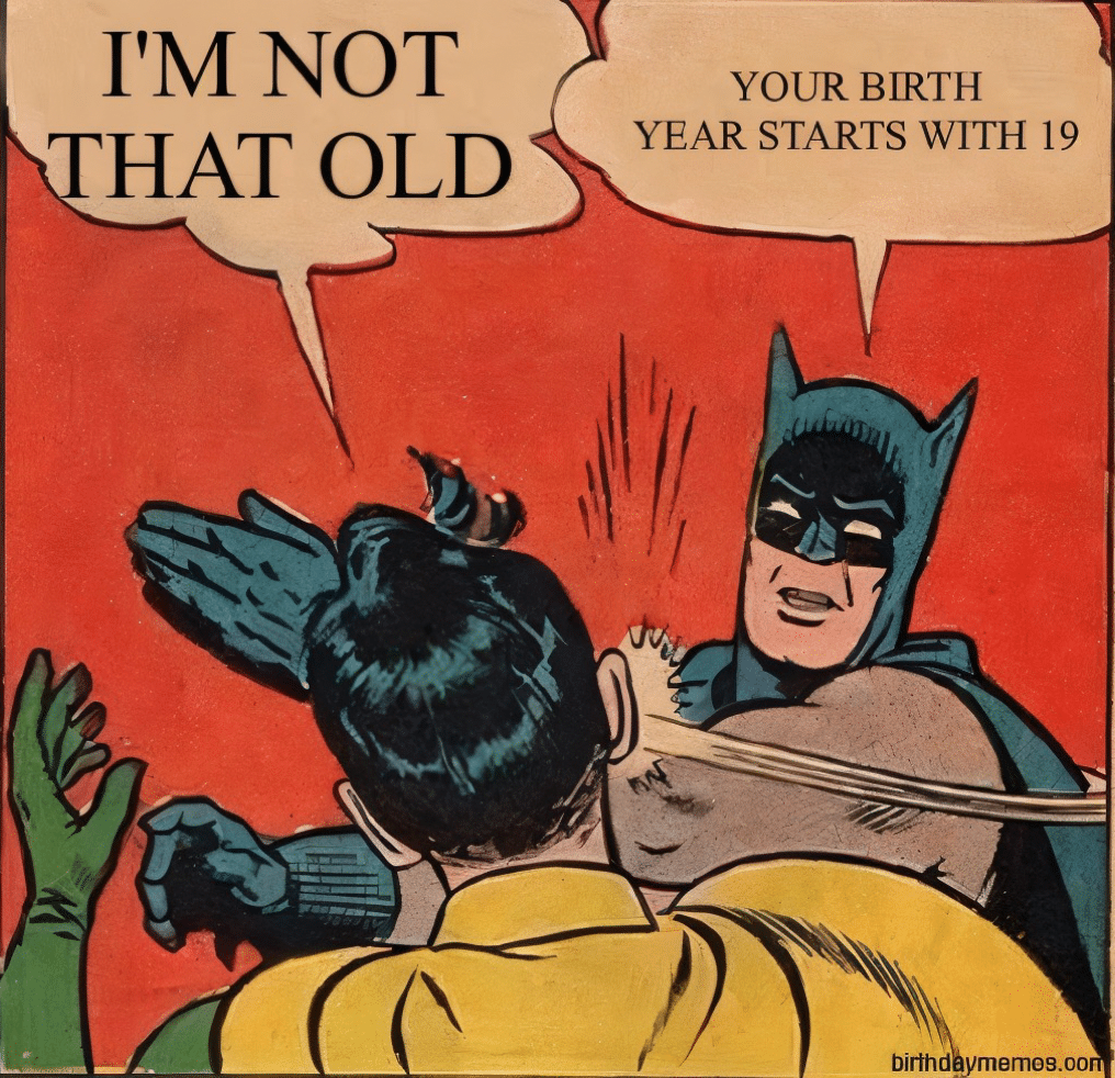 Classic Batman slaps Robin in classic 90’s meme